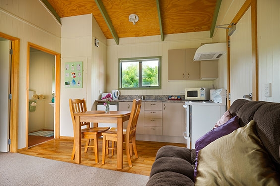 kitchen and dining of 1-bedroom cottage