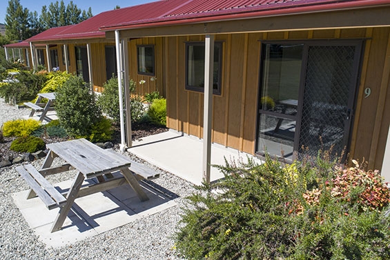 picnic table just outside your unit