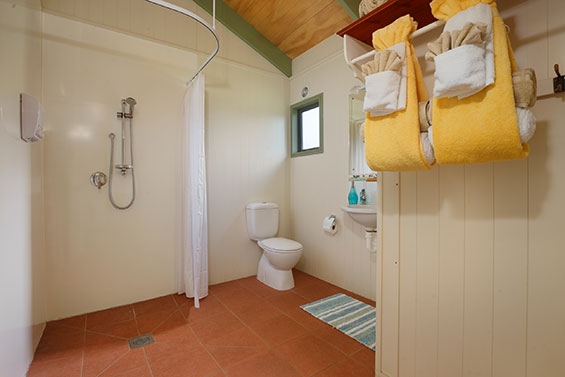 bathroom of two-bedroom family cottage